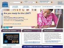 Tablet Screenshot of lsac.org