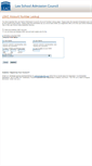 Mobile Screenshot of lsaclookup.lsac.org