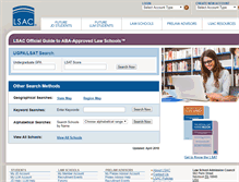 Tablet Screenshot of officialguide.lsac.org